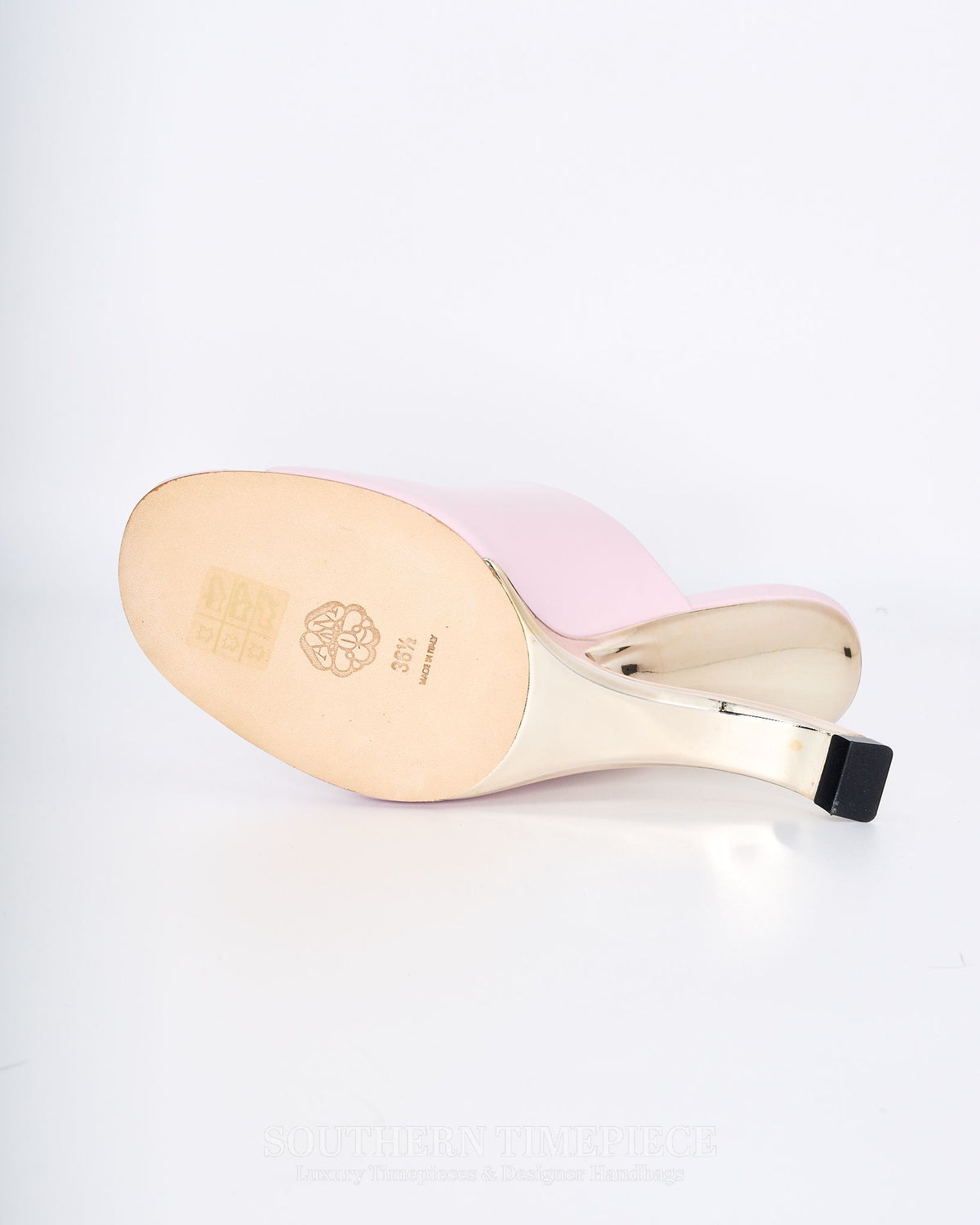 Alexander McQueen Mules - Lilac Leather (Size 36 1/2)