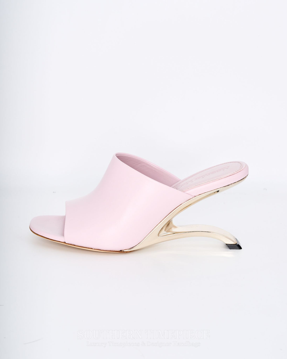 Alexander McQueen Mules - Lilac Leather (Size 36 1/2)