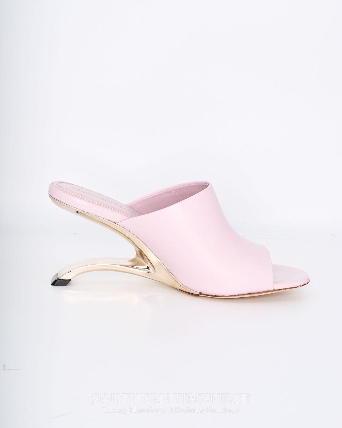 Alexander McQueen Mules - Lilac Leather (Size 36 1/2)