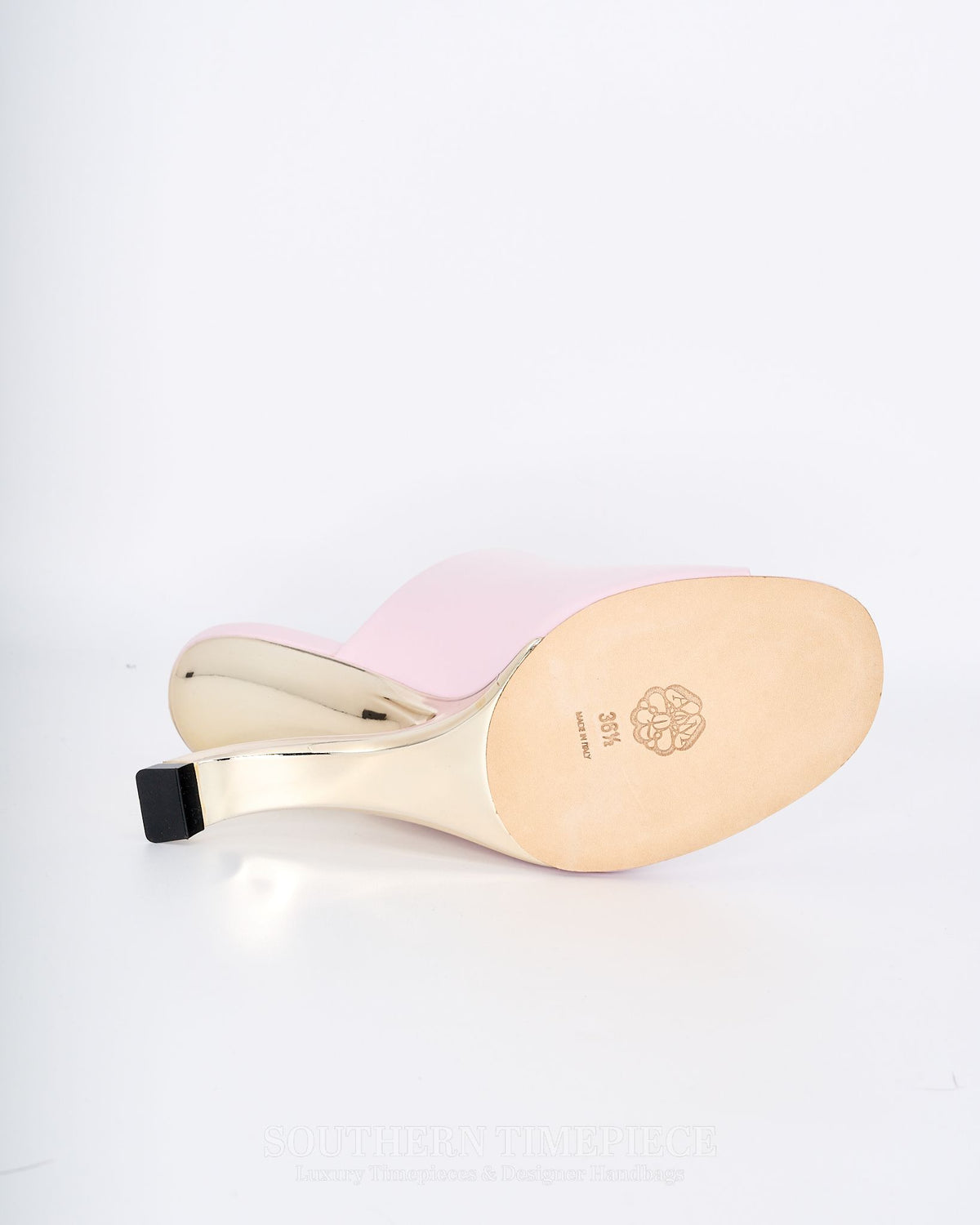 Alexander McQueen Mules - Lilac Leather (Size 36 1/2)