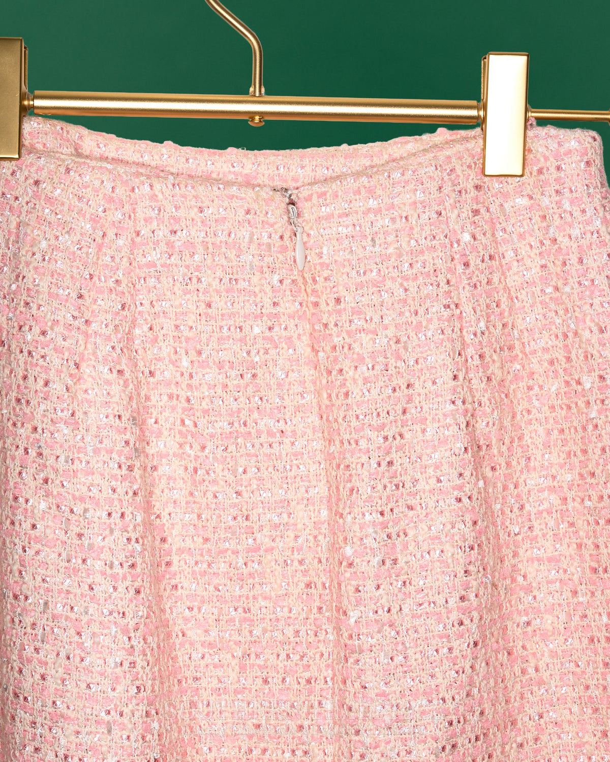 Valentino Tweed Skirt - Pink (Fits XXS)