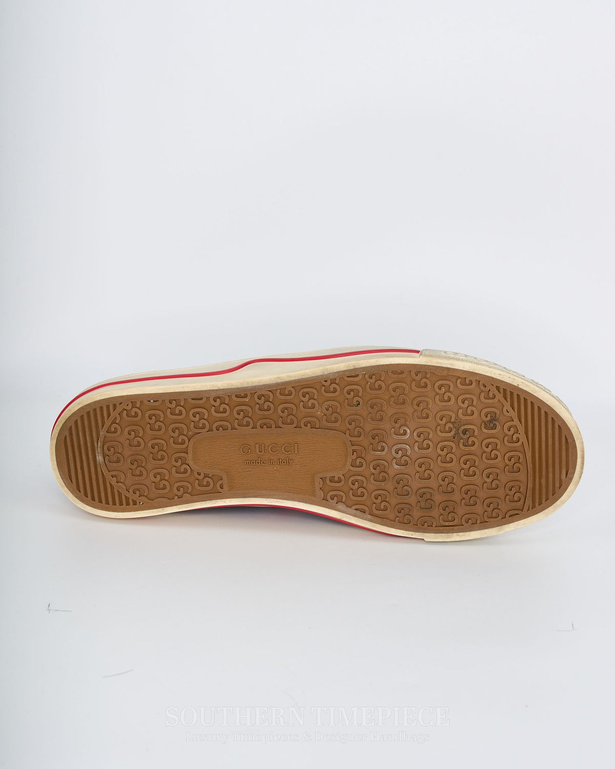 Gucci 1977 Tennis Off the Grid Trainers - Navy Econyl (Men's Size 8)