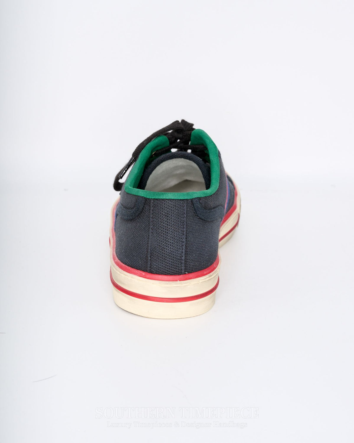 Gucci 1977 Tennis Off the Grid Trainers - Navy Econyl (Men's Size 8)