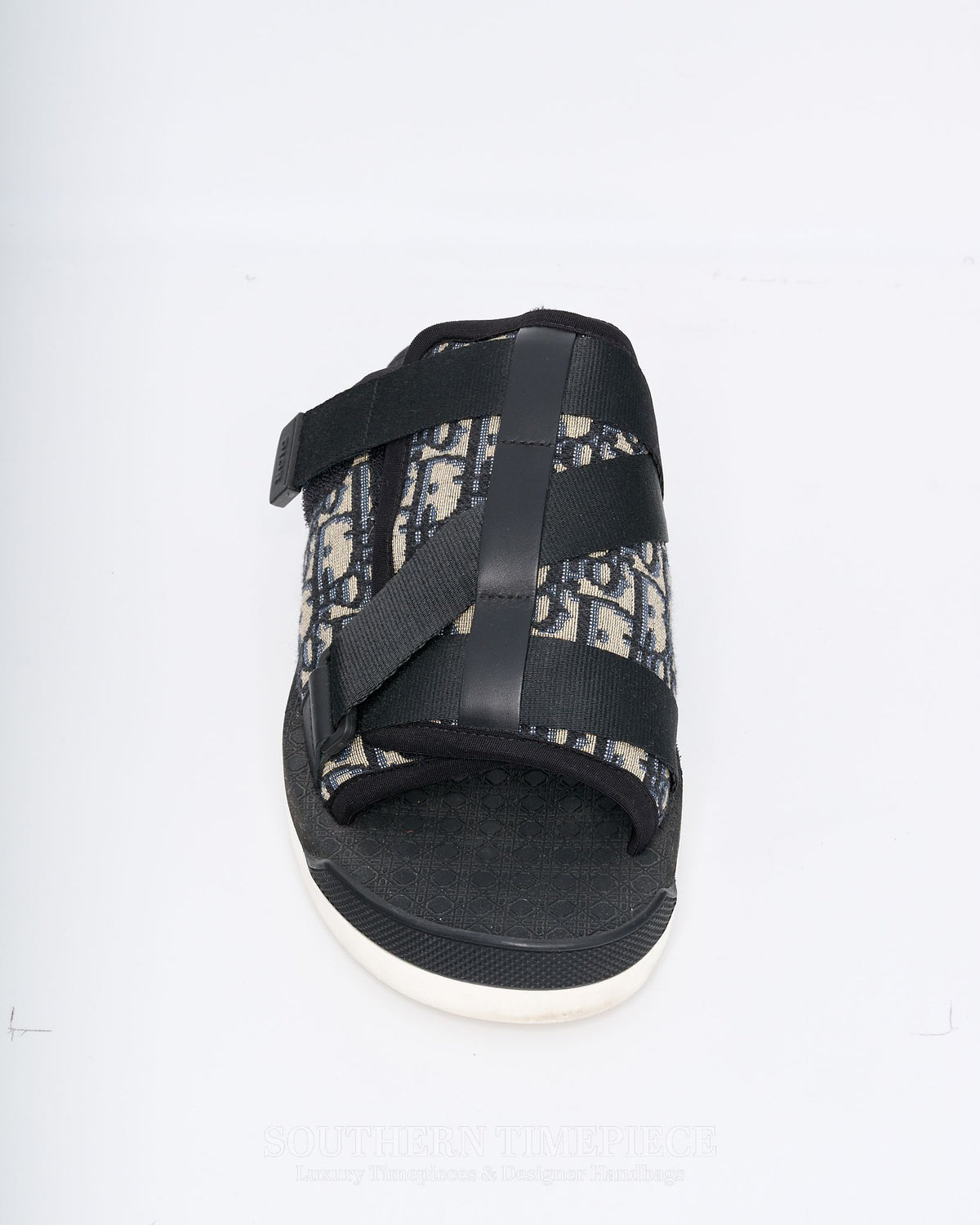 Christian Dior Men's Alpha Sandals - Oblique Jacquard Canvas (Size 42)