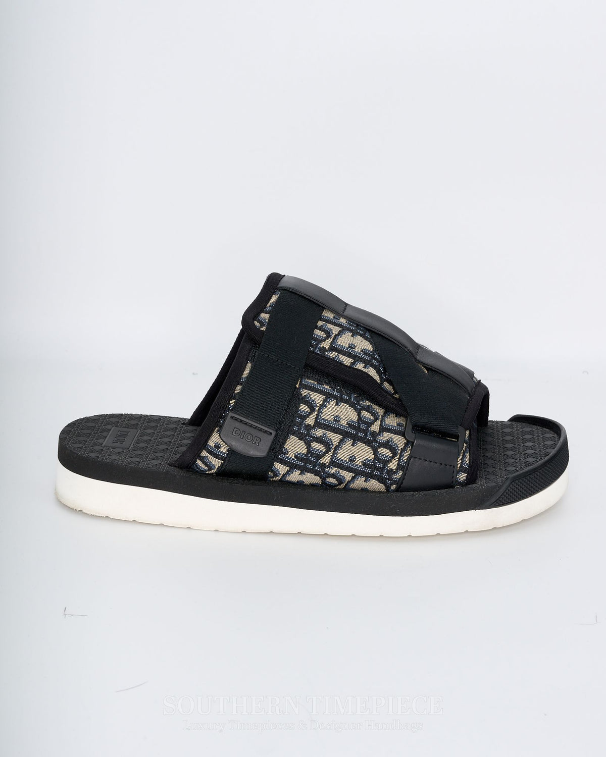 Christian Dior Men's Alpha Sandals - Oblique Jacquard Canvas (Size 42)