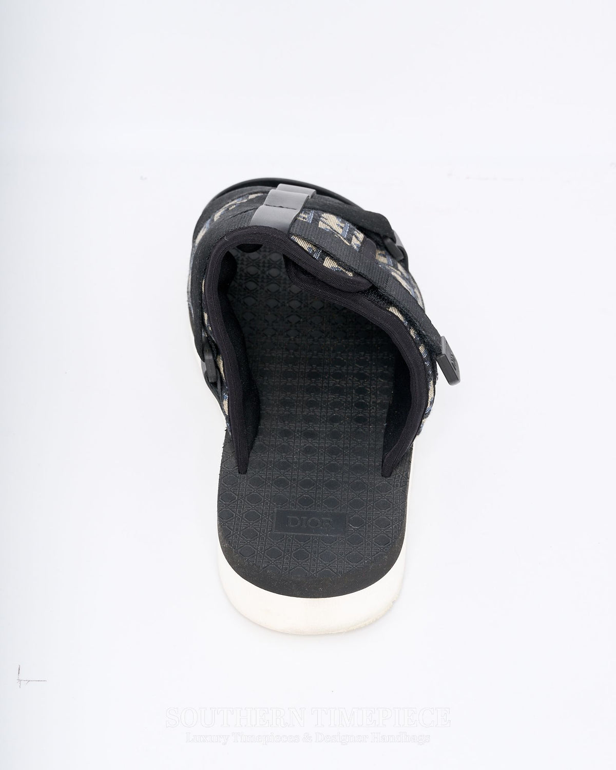 Christian Dior Men's Alpha Sandals - Oblique Jacquard Canvas (Size 42)