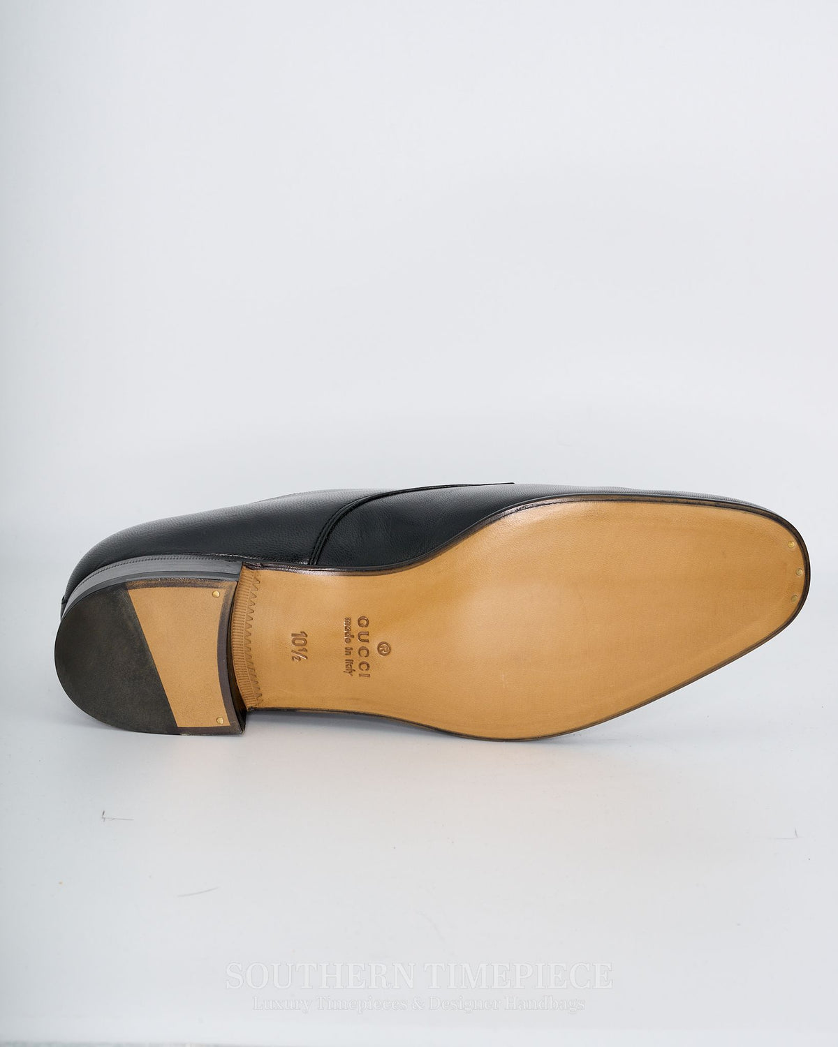 Gucci Men's Lace Up Shoes - Black Mandala Goat Leather (Size 10.5)