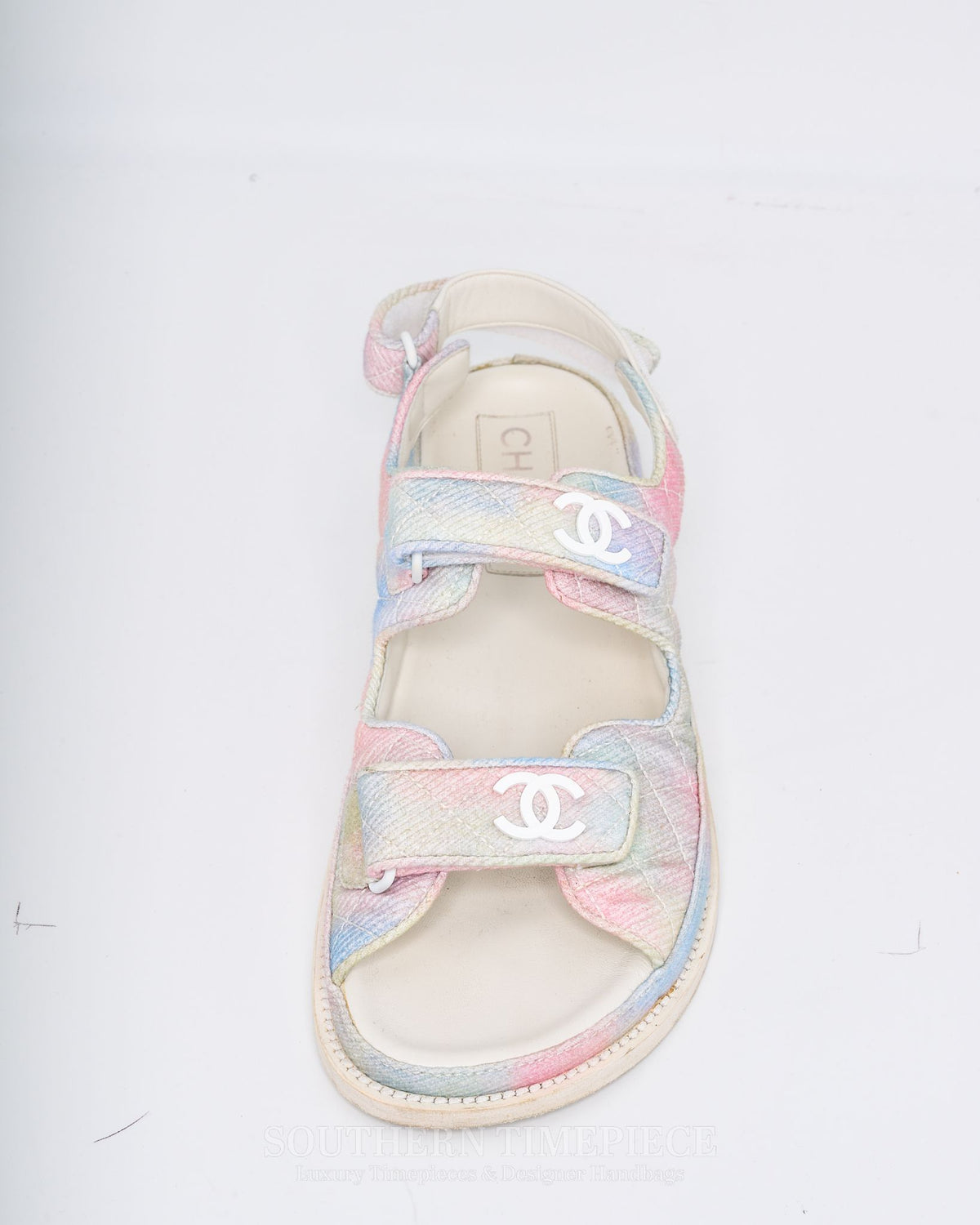 Chanel Rainbow Quilted Dad Sandals (Size 41 / US 10.5)