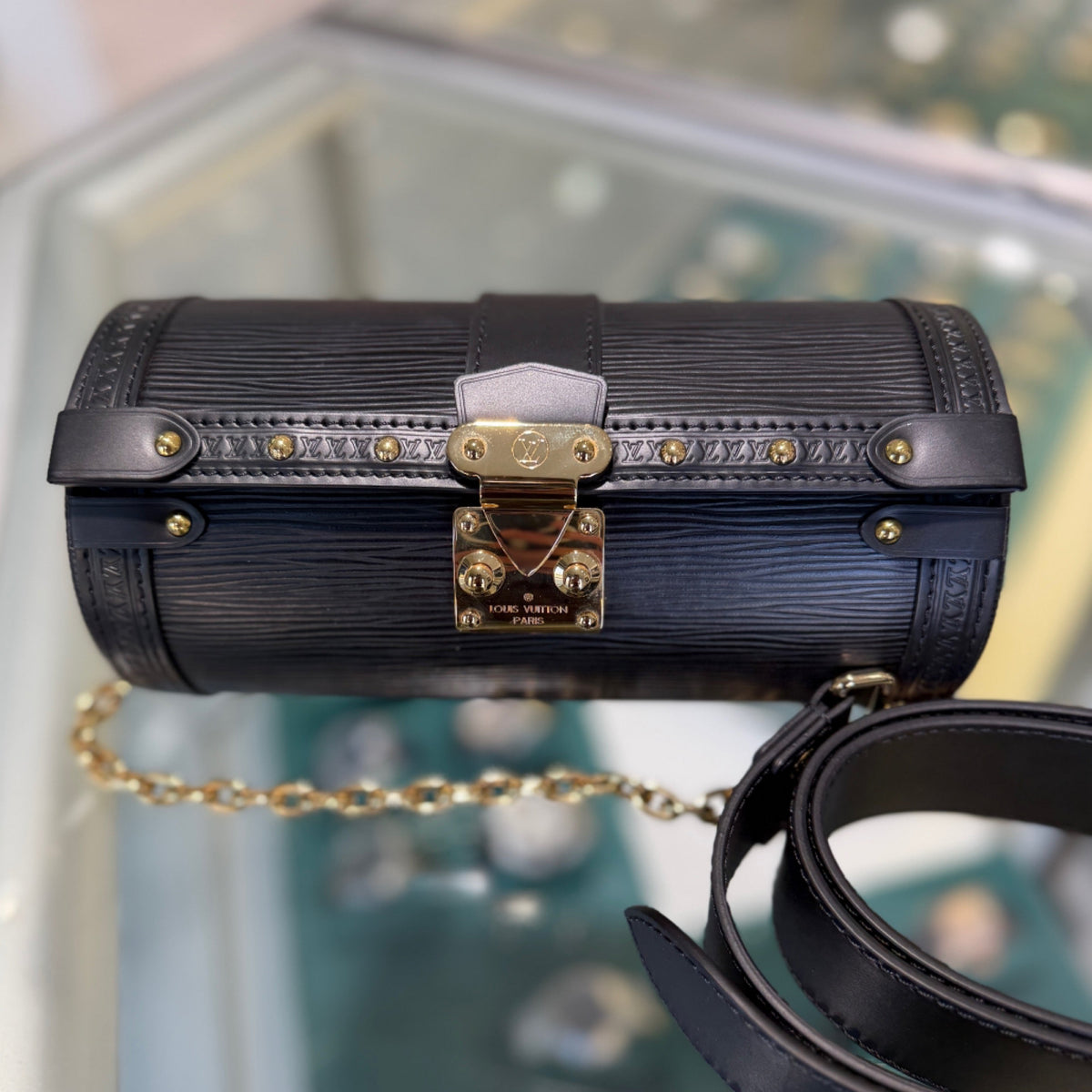 Louis Vuitton Papillon Trunk - Black Epi Leather