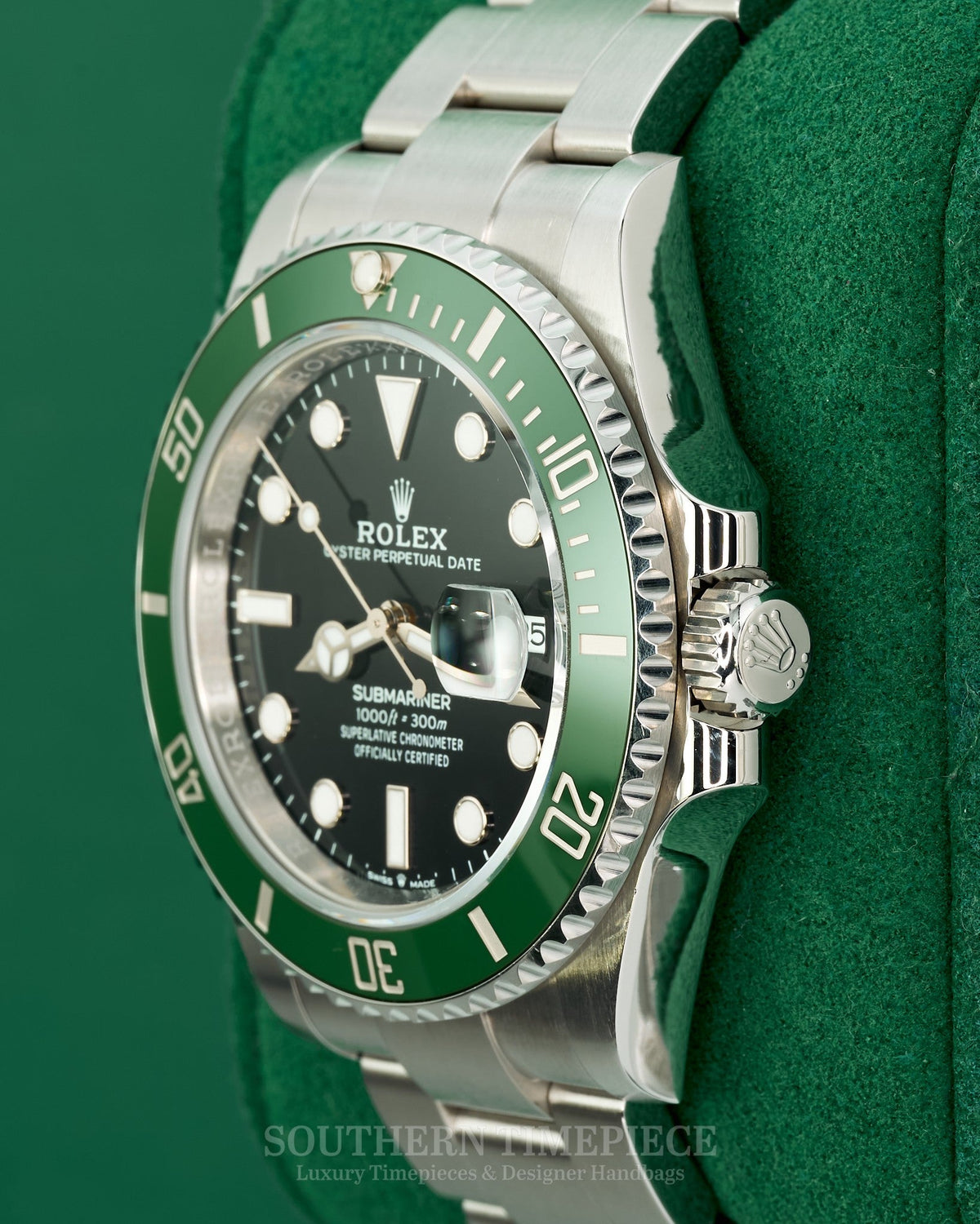 41mm Rolex Submariner Date "Starbucks" with Anniversary Green Bezel (Ref: 126610LV)(Year: 2023)(Box & Papers) (9813522)
