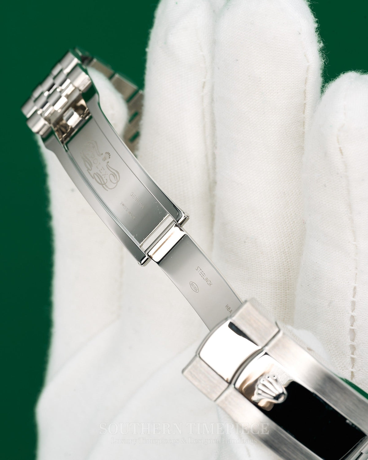 41mm Rolex Datejust "Wimbledon" in 18kt White Gold and Oystersteel on Jubilee (Ref: 126334)(Year: 2018)(Box & Papers)